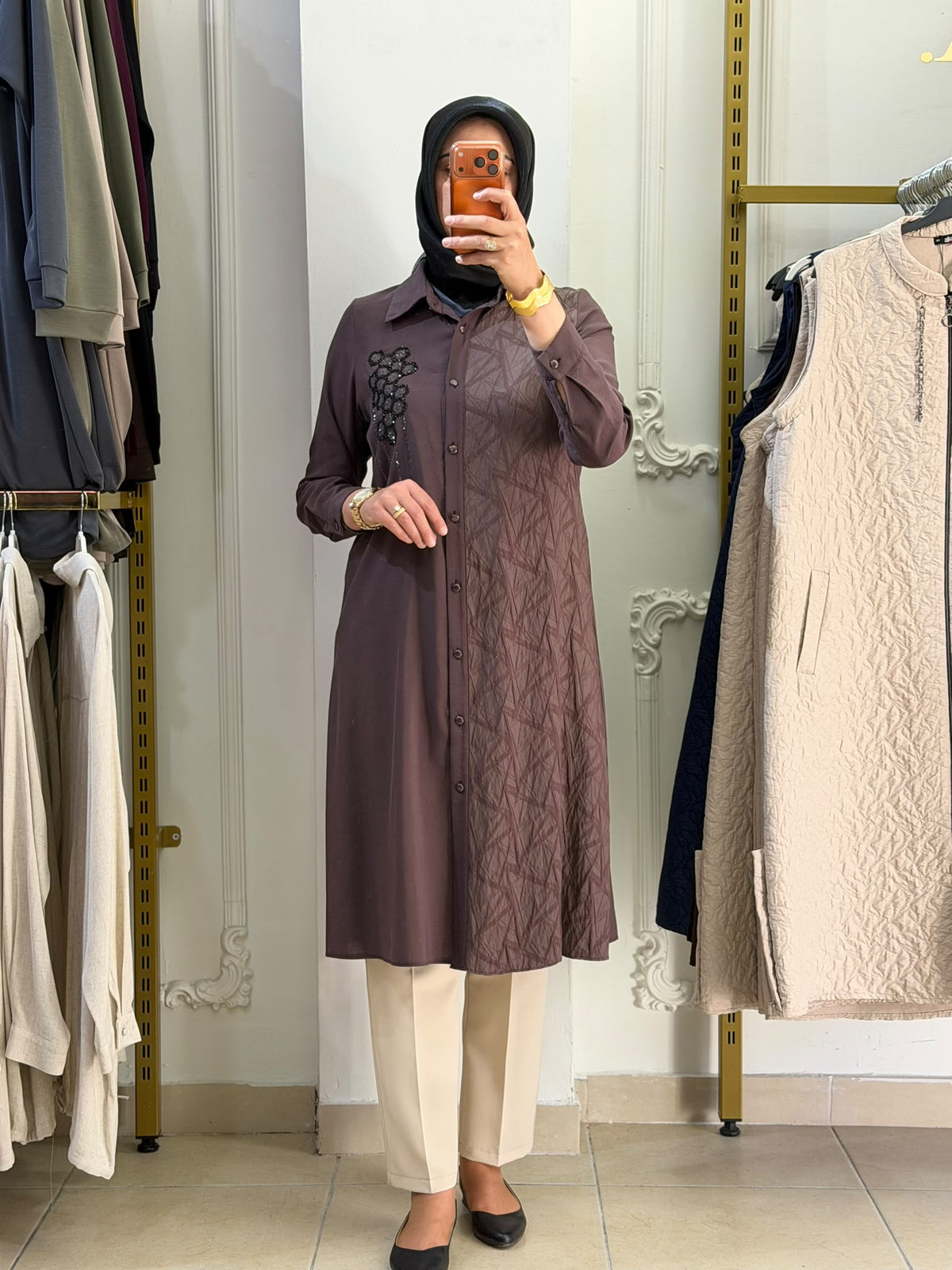 Lara Tunik 1034 — Vizon Kahvesi [stokoz:4IwrmFd3Q1coCE2CnGqw%3AVizon%20Kahvesi%3A1%3Afoviw2]