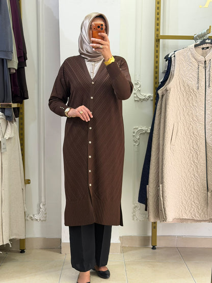 Merserize Hırka 1047 — Kahverengi [stokoz:XC41rcteCzVsyDUE63OM%3AKahverengi%3A0%3A7u302k]
