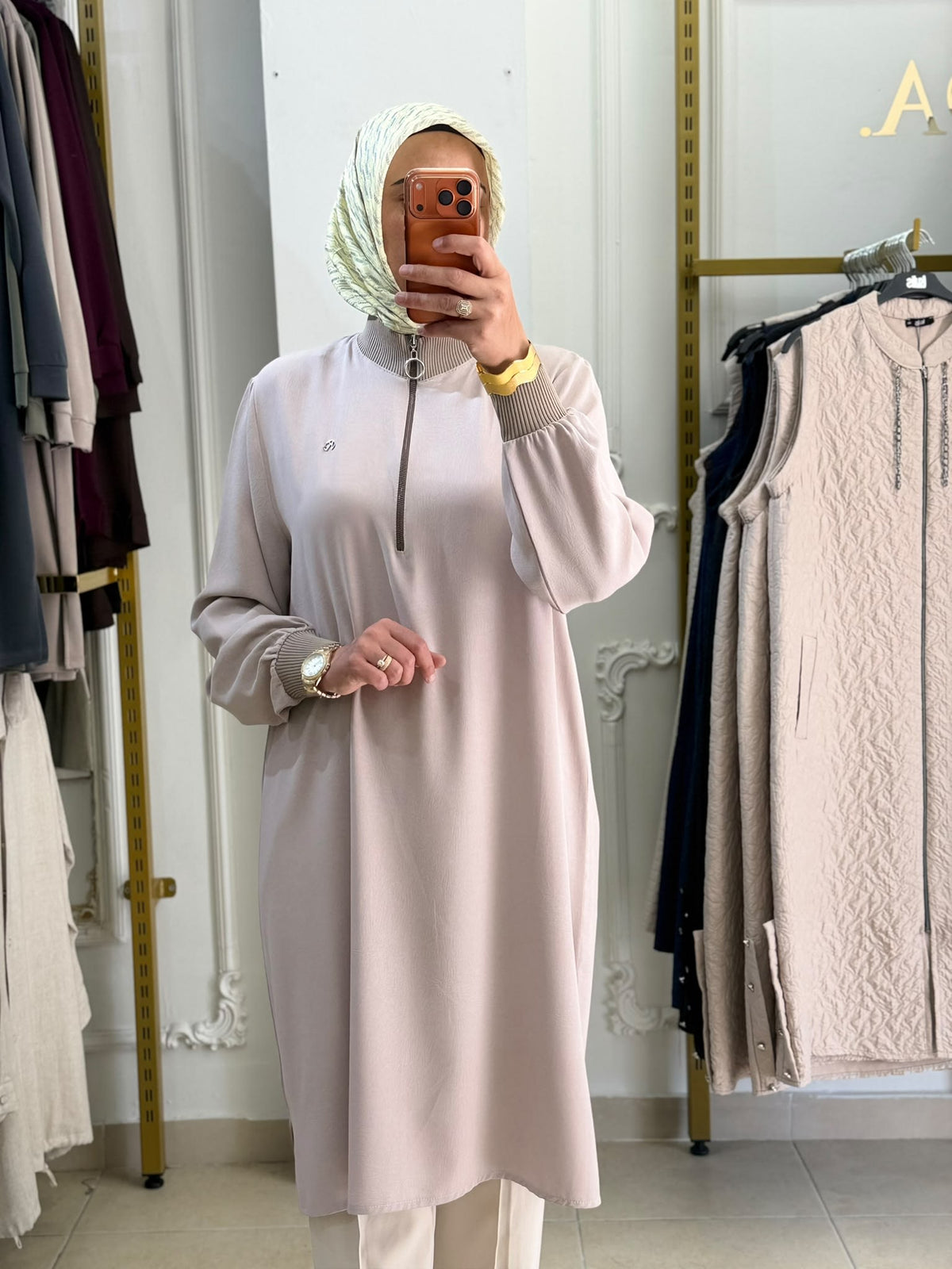 KADO DİK YAKA TUNİK 1011 — Taş [stokoz:y7Wa48O1BmNF3tOYqsmj%3ATa%C5%9F%3A0%3Ahzsh9h]