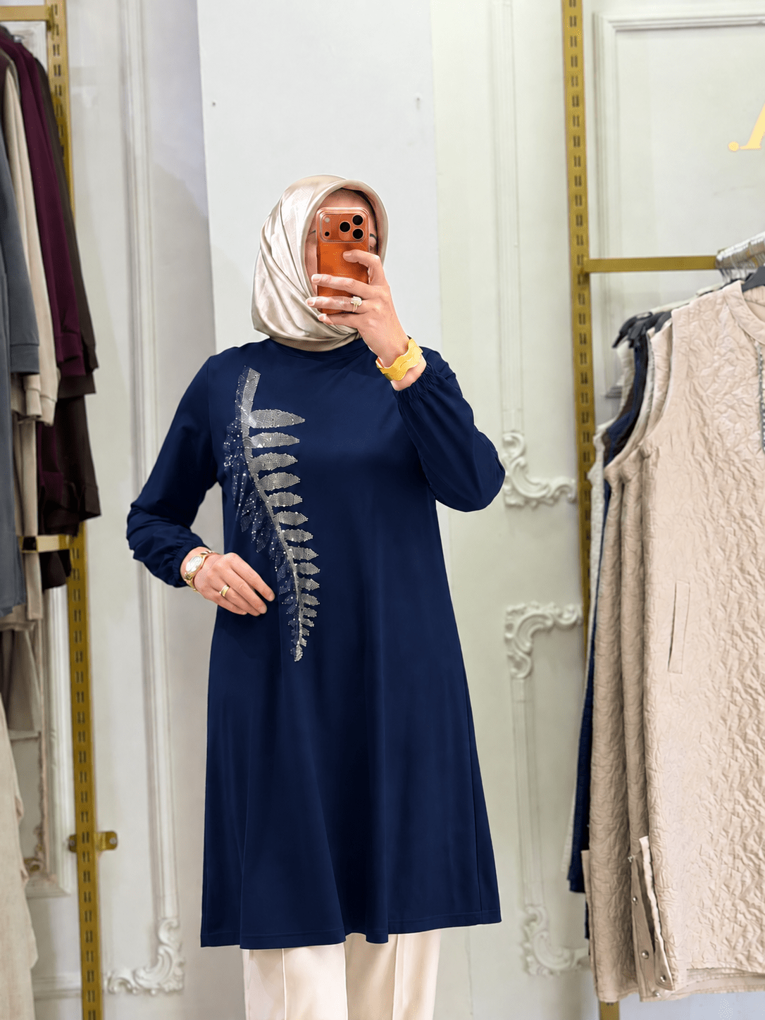 Kristal Penye Kumaş 1056 — Lacivert [stokoz:Pg269TWBTjxNzxxp8VhP%3ALacivert%3A0%3Afdb9cf]