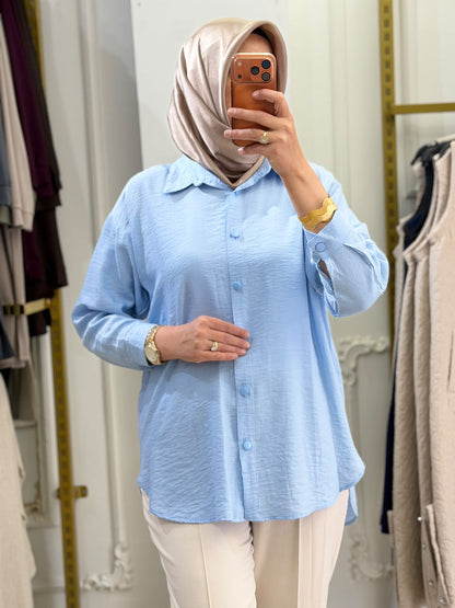 ÇİLEK GÖMLEK 1017 — Bebe Mavisi [stokoz:mnA2dw54GoMuRBuPuf2M%3ABebe%20Mavisi%3A1%3A1wbt5xp]