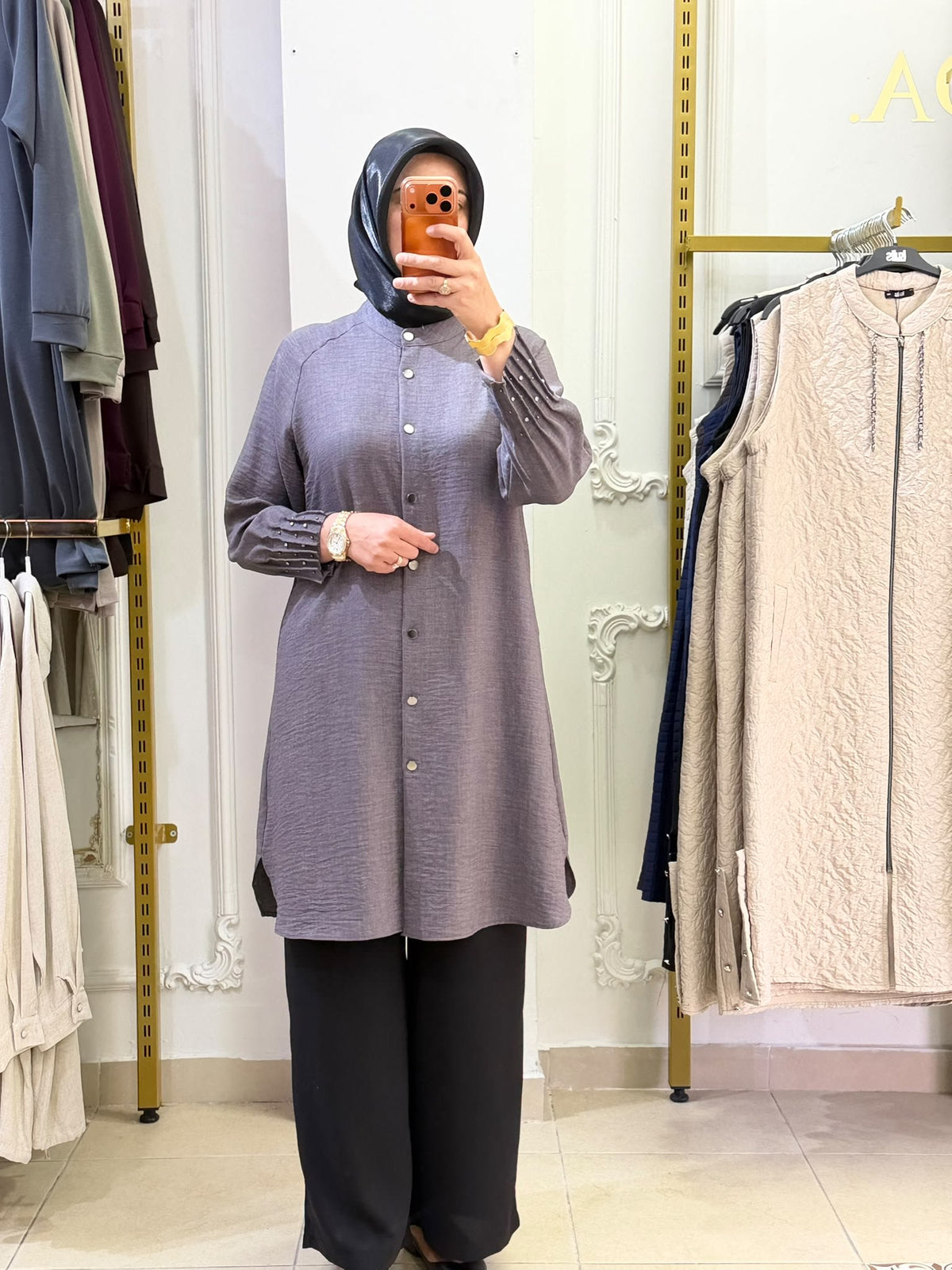 Selvin Tunik 1024 — Gri/Lila [stokoz:Al76z7VZjNhFO6VUO7D9%3AGri%2FLila%3A0%3A1y9cyxv]