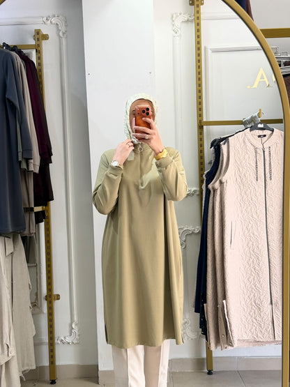 Kado Fermuarlı Tunik 1010 — Yeşil [stokoz:Y2J5SMrPCXKJgJfyQpgI%3AYe%C5%9Fil%3A1%3A1cklvf2]