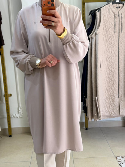 KADO DİK YAKA TUNİK 1011 — Taş [stokoz:y7Wa48O1BmNF3tOYqsmj%3ATa%C5%9F%3A2%3A1yn428c]