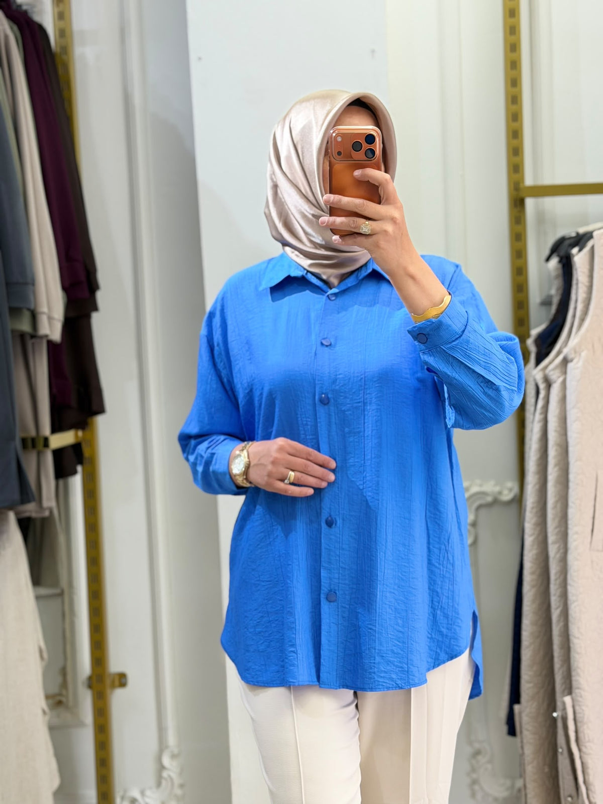 ÇİLEK GÖMLEK 1017 — İndigo [stokoz:mnA2dw54GoMuRBuPuf2M%3A%C4%B0ndigo%3A2%3A1whf902]