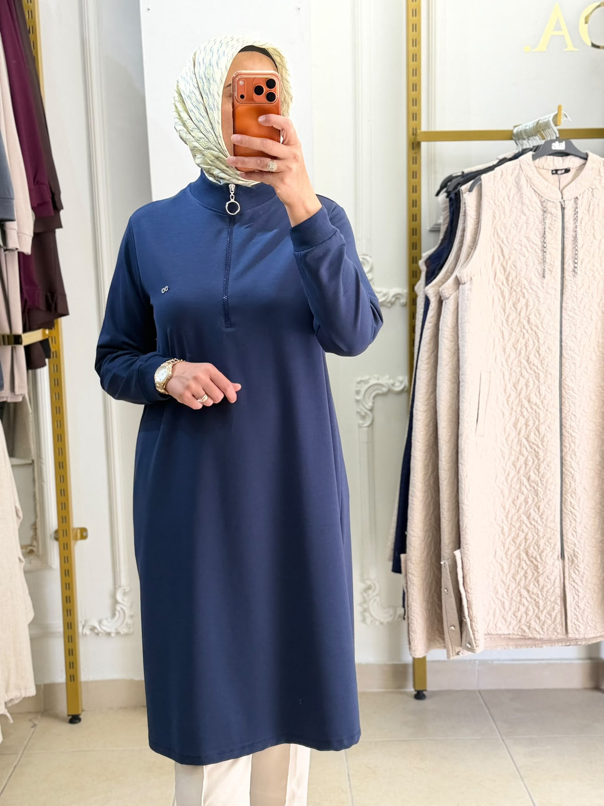 Kado Fermuarlı Tunik 1010 — Lacivert [stokoz:Y2J5SMrPCXKJgJfyQpgI%3ALacivert%3A0%3A11iogif]